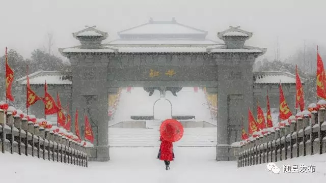 随县雪景